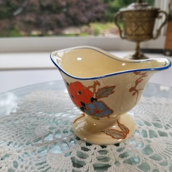 Royal Winton Sugar Bowl Dish Grimwades Stoke on Trent Floral Oval Dish Vintage - Picture 7 of 11